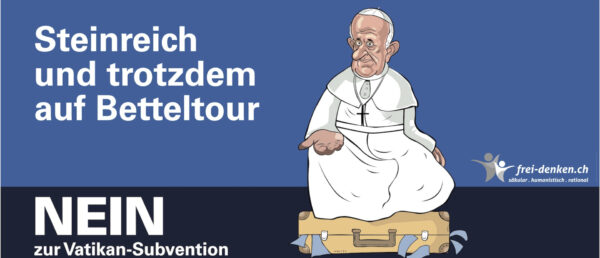 Plakat in Luzern | Freidenker-Vereinigung Schweiz