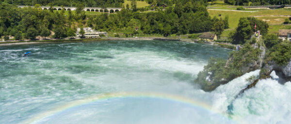 Rheinfall mit Regenbogen | Keystone