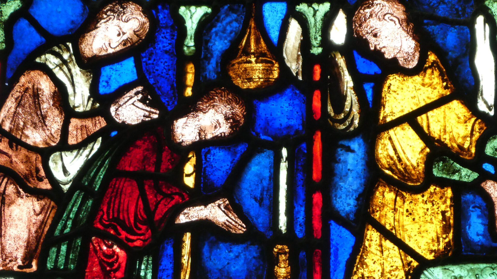 Kirchenfenster in der Canterbury Cathedral.