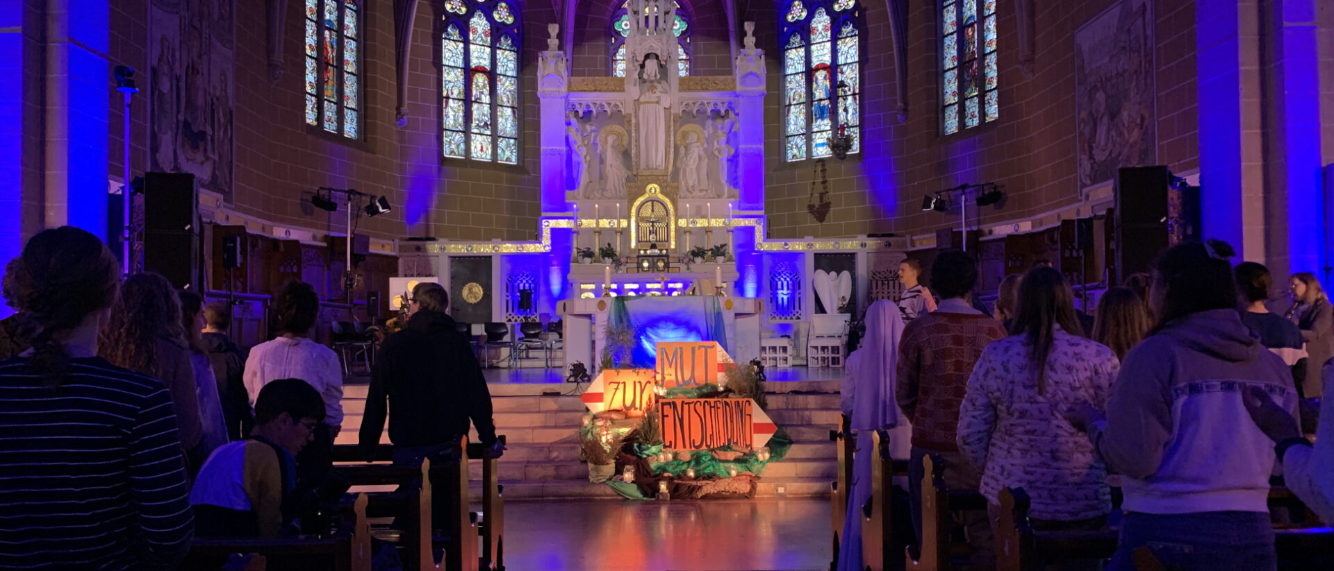 "Mut zur Entscheidung": Die Kirche St. Michael in Zug.