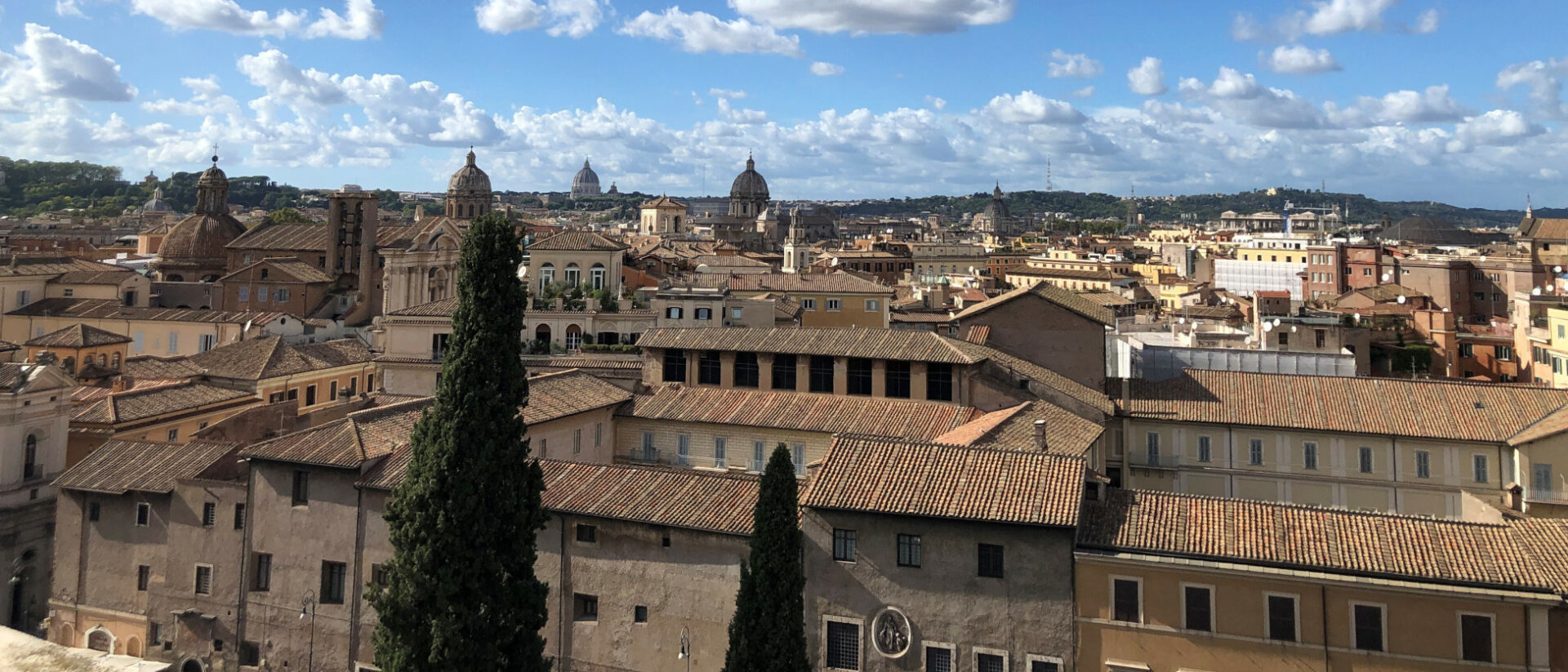 Blick auf die Dächer von Rom