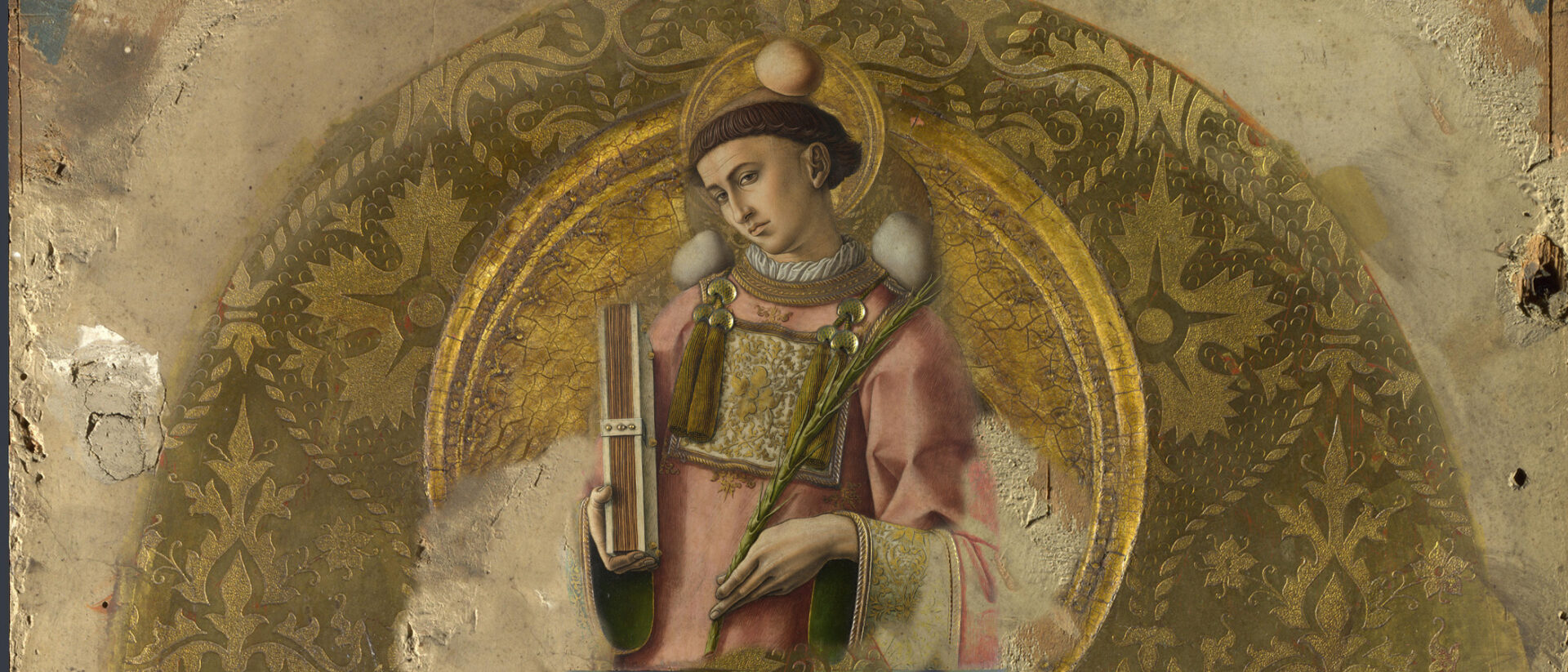 Heiliger Stephanus gemalt von Carlo Crivelli