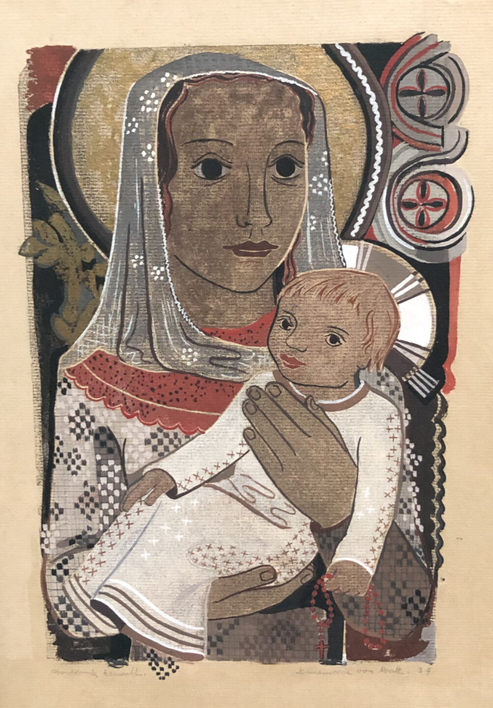 Annemarie von Matt-Gunz, Muttergottes, 1937