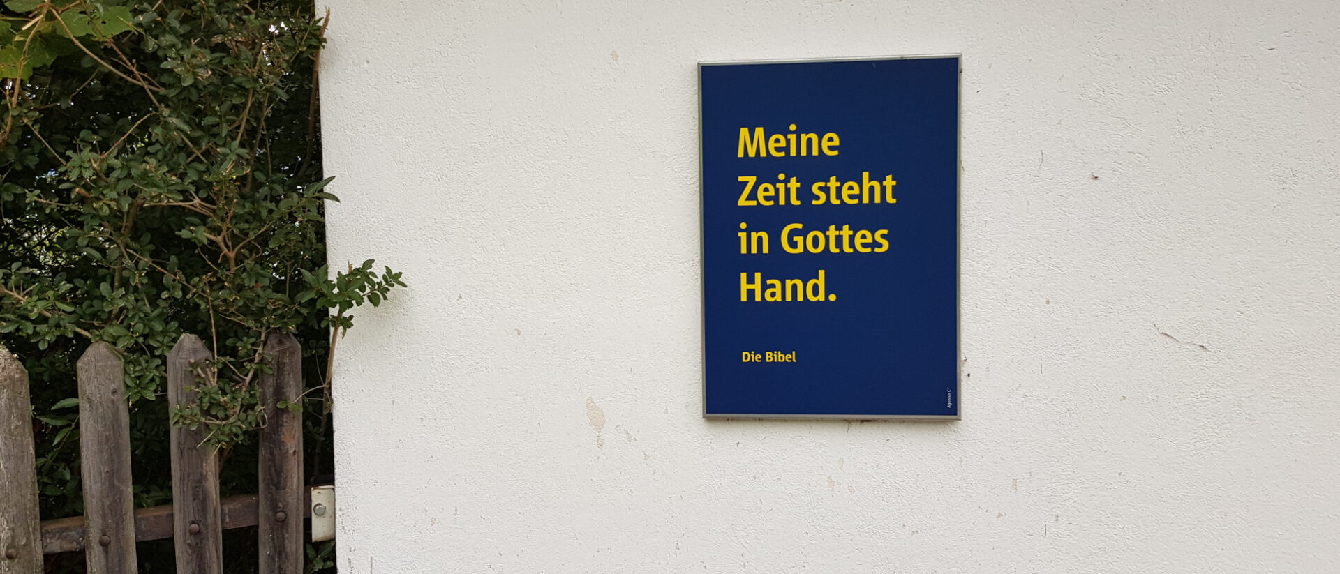 Die Kampagne hat es auch an so manche Hauswand geschafft.