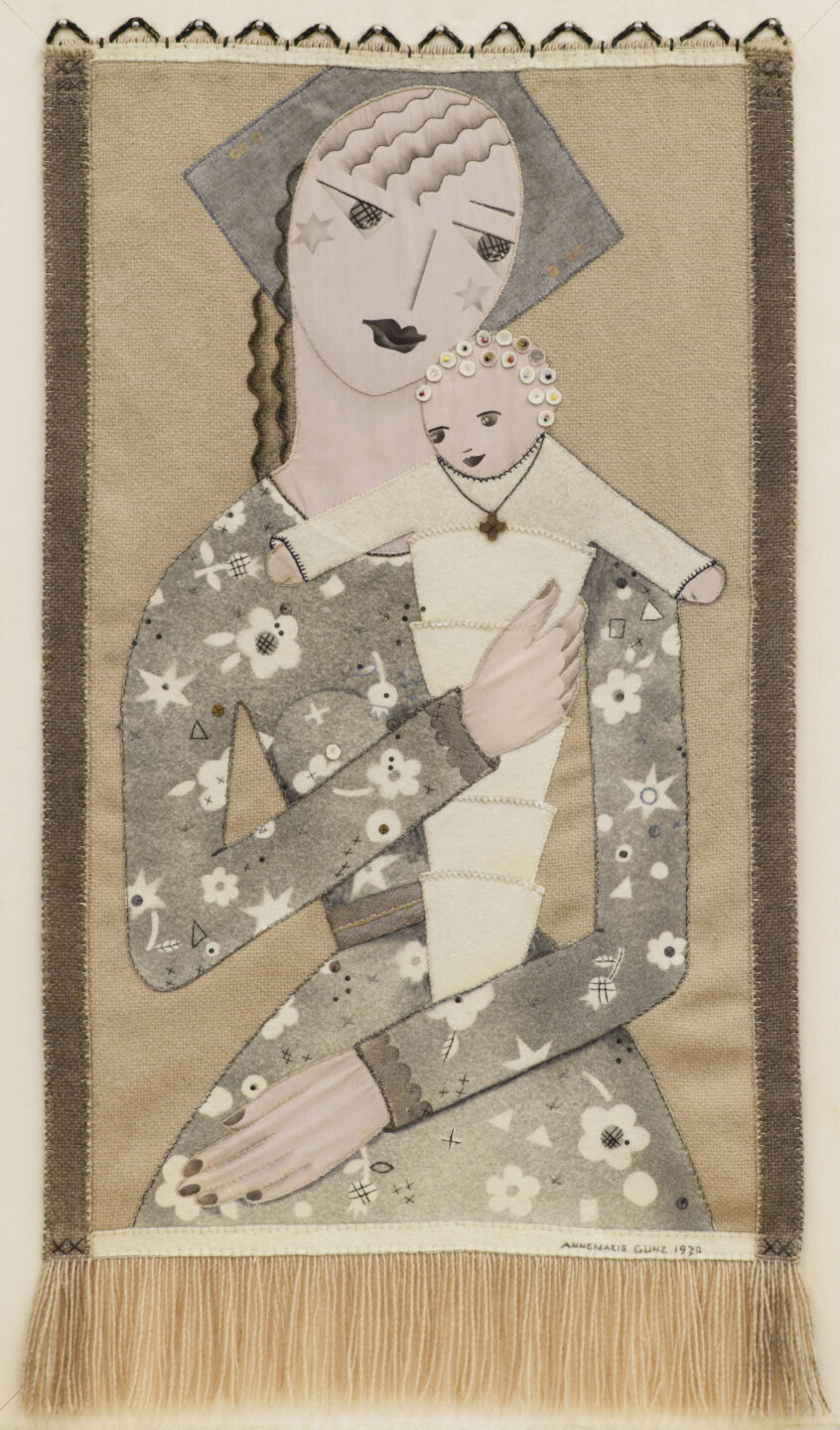 Annemarie von Matt, Muttergottes, 1930, Bildteppich