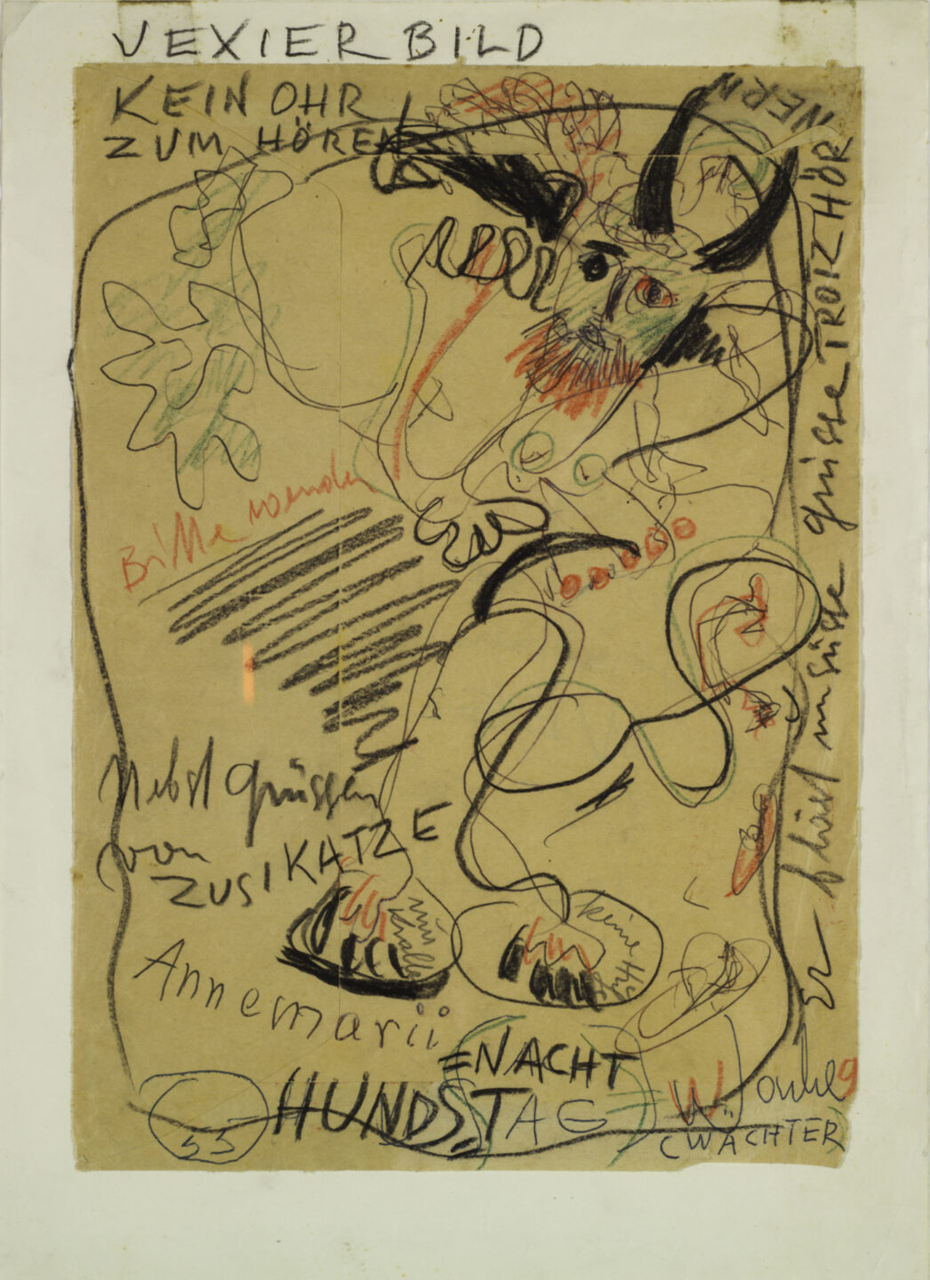 Annemarie von Matt-Gunz, Vexierbild, 1955