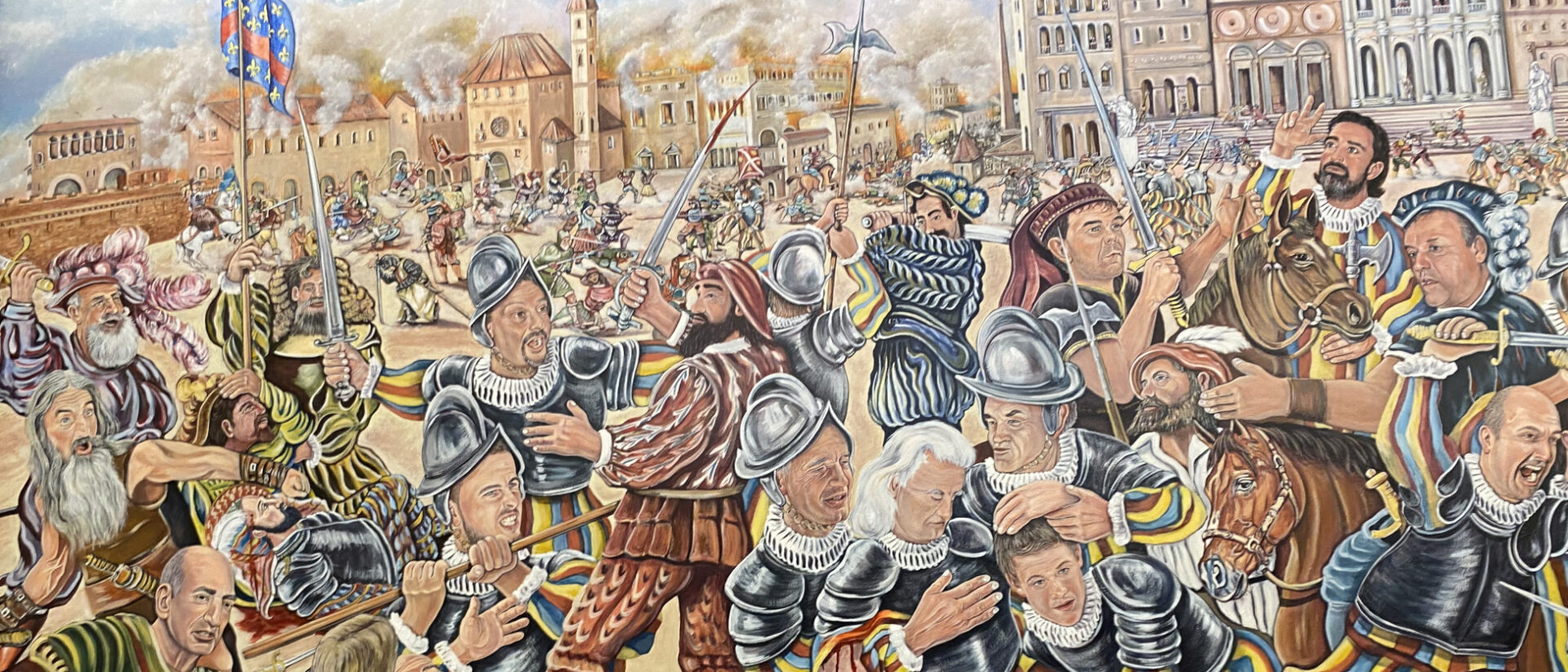 "Sacco di Roma" - Darstellung von Martin und Werner Jordan