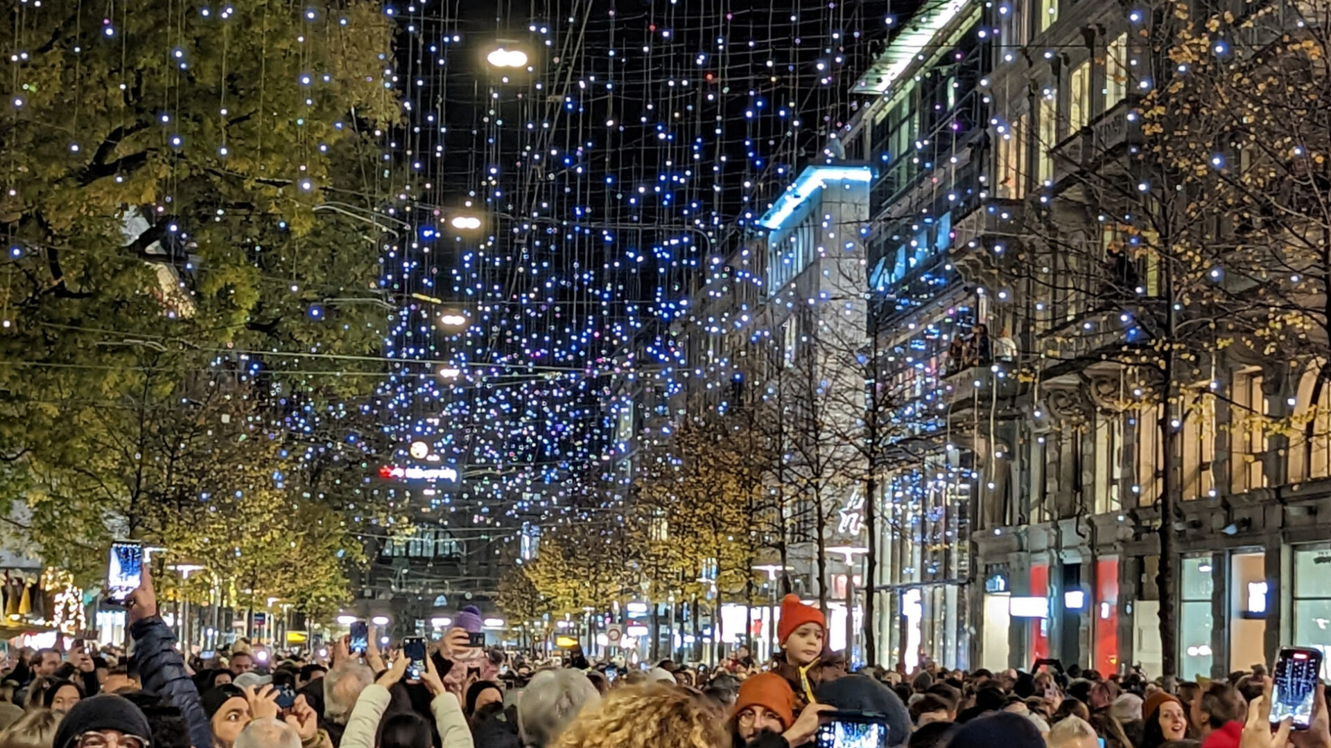 Weihnachtsbeleuchtung in Zürich