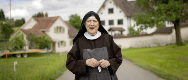 Schwester Scholastika, die letzte Schwester im Kloster Wonnenstein. | Daniel Ammann