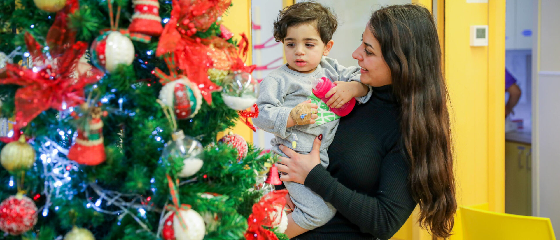 Weihnachtsstimmung im "Caritas Baby Hospital" in Bethlehem.