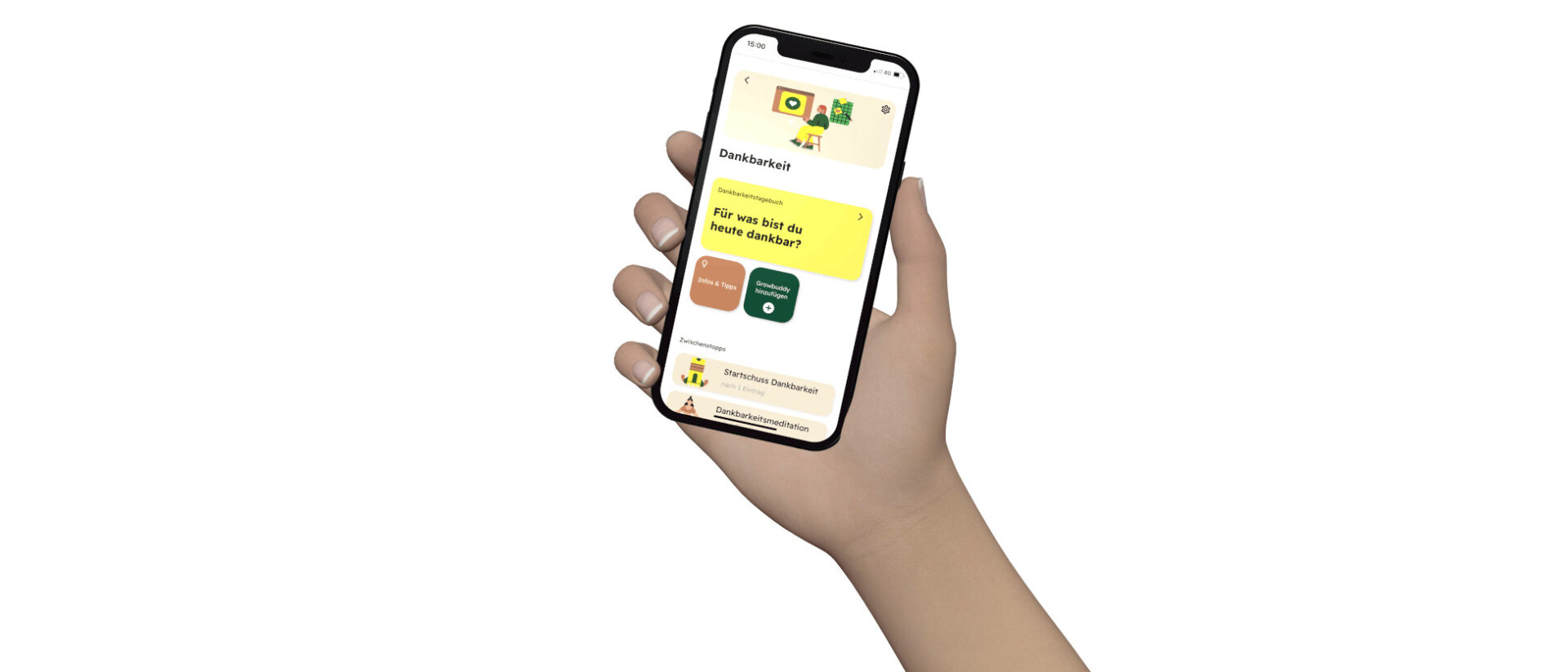 Meike Kocholl hat die App "Resilyou" entwickelt.