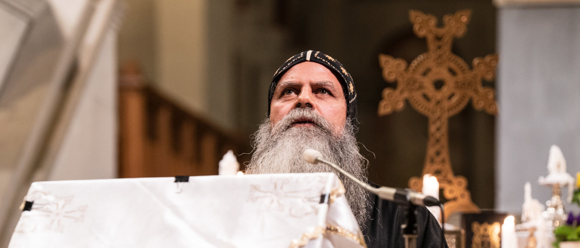Isodoros el Anba Samuel aus der koptischen Kirche der Heiligen Maria und Verena.