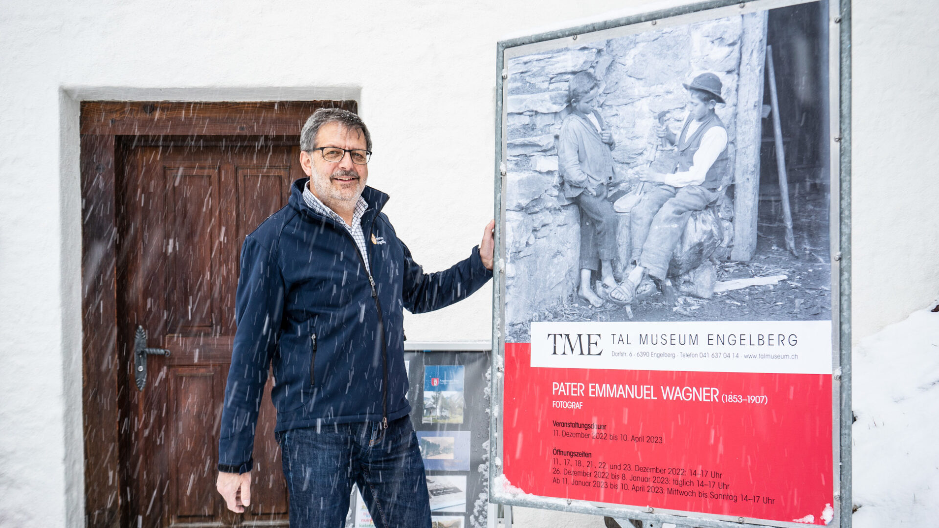 Beat Christen, Kurator der Ausstellung