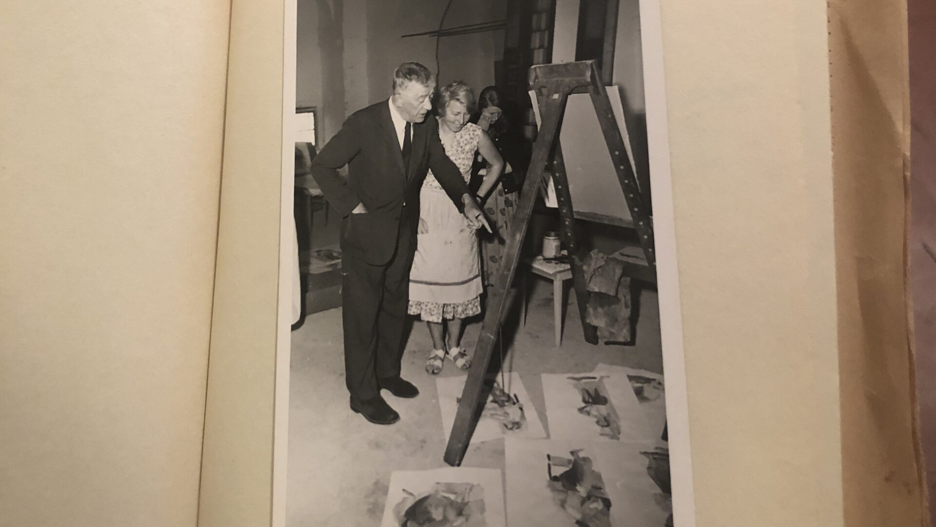 Die Schülerin und ihr Meister: Eva Zwimpfer und Oskar Kokoschka.