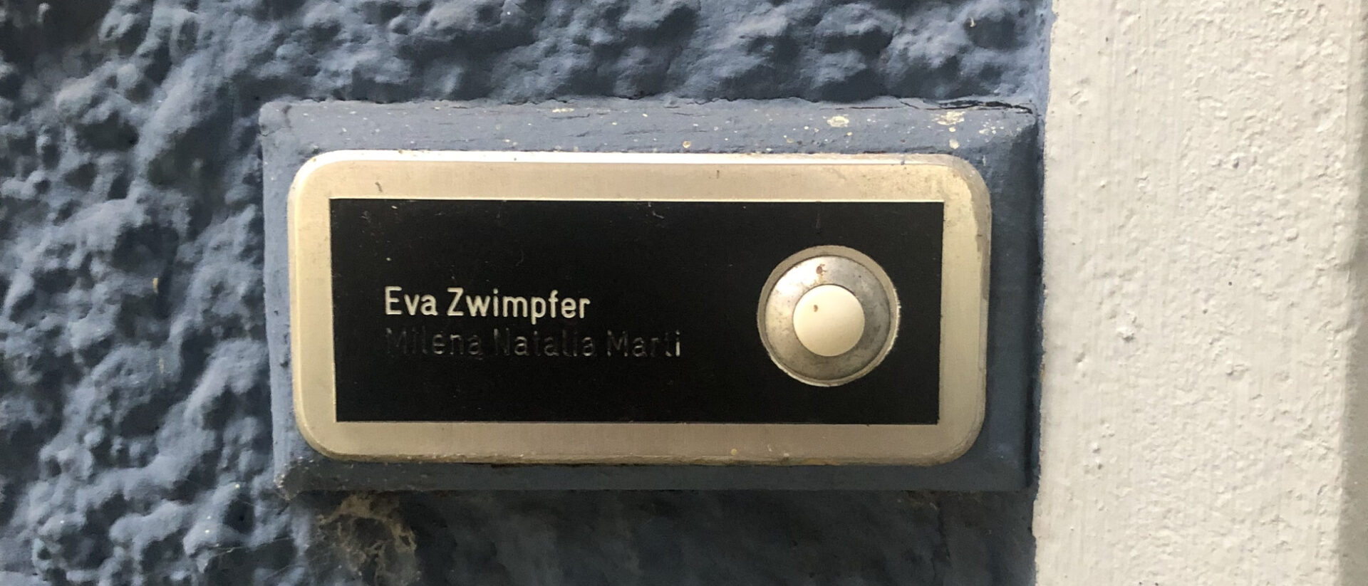 Zu Besuch bei Eva Zwimpfer.
