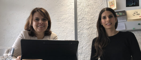 Marie-Antoinette Lorwich (l.) und Malika Schaeffer. | Magdalena Thiele