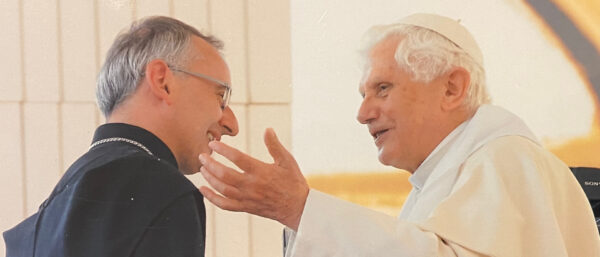 Martin Werlen und Benedikt XVI. | zVg