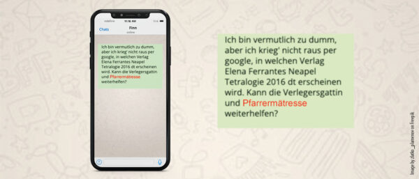 Sexistische Nachricht | kath.ch