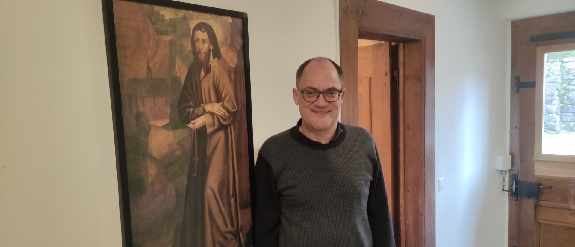 Ernst Fuchs und Bruder Klaus.