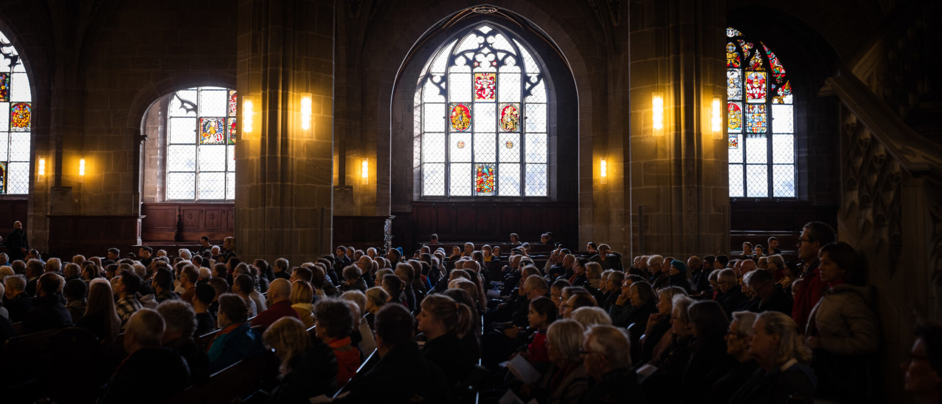 Die Hauptschiffe des Berner Münsters waren vollbesetzt.