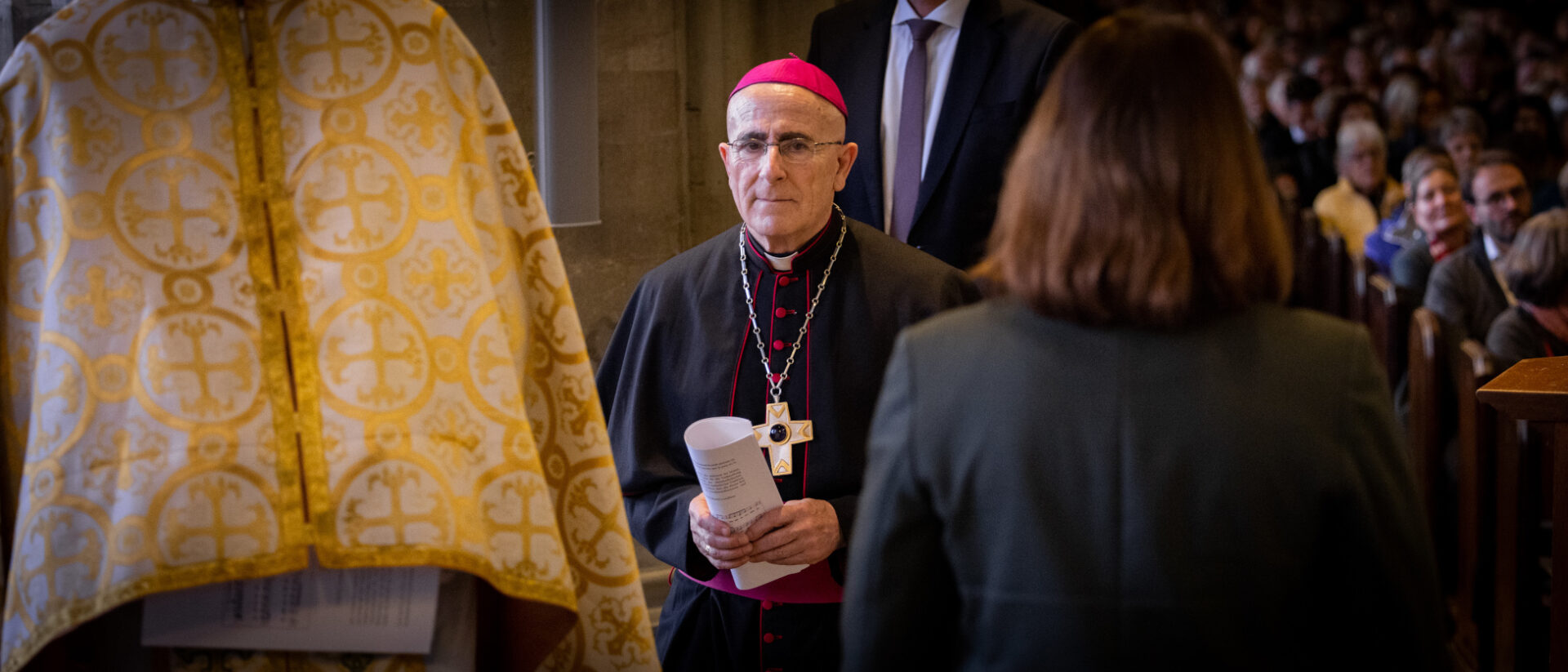 Das Brustkreuz von Bischof Joseph Bonnemain enthält eine Bruder-Klaus-Reliquie.