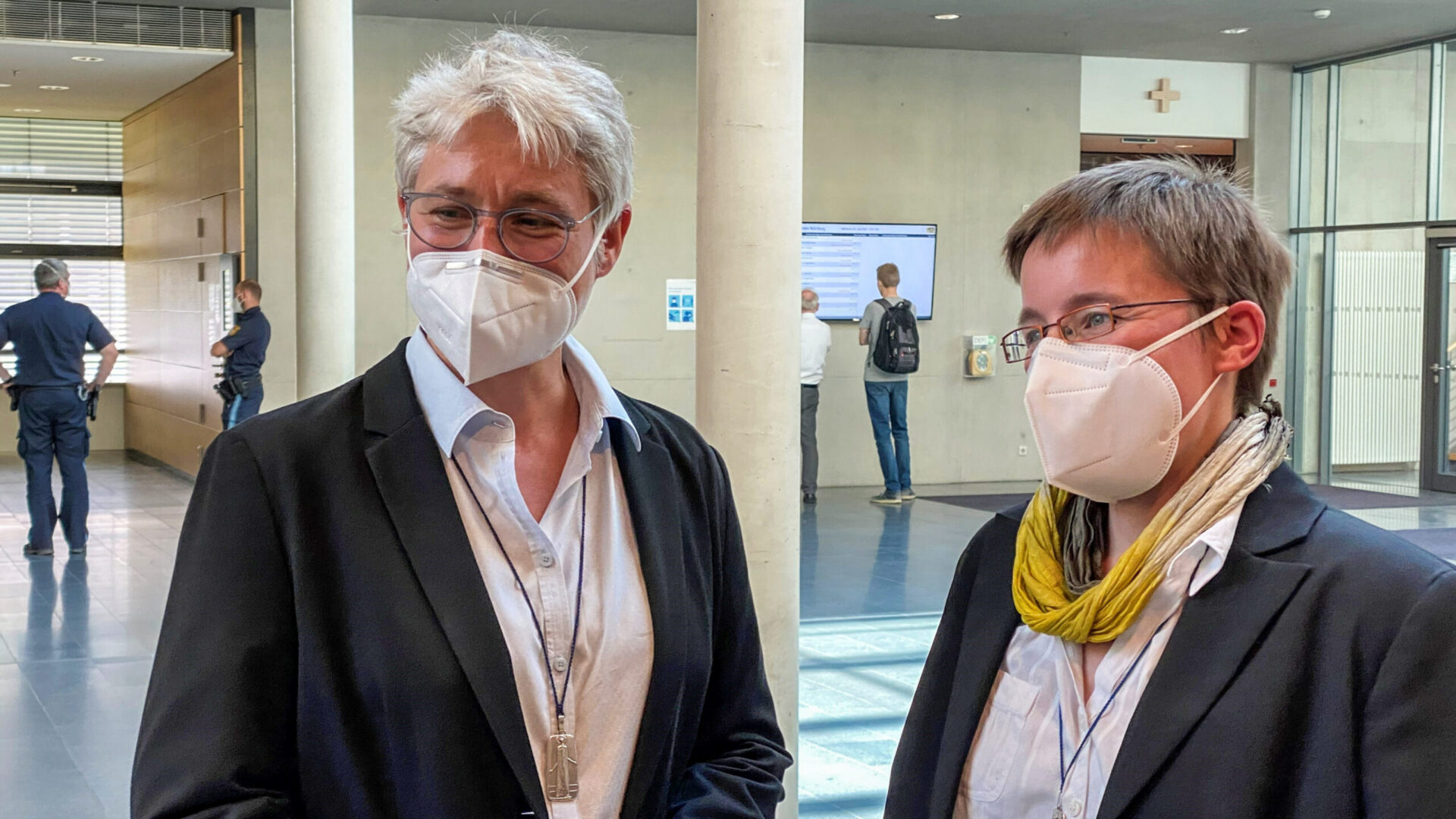 Die deutsche Ordensfrau Katharina Ganz (l.), in einer Aufnahme von 2021.