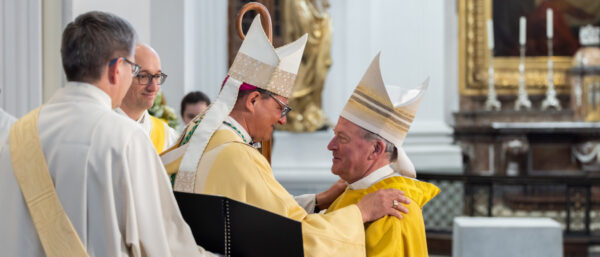 Bischof Felix Gmür und Weihbischof Josef Stübi | Christian Merz