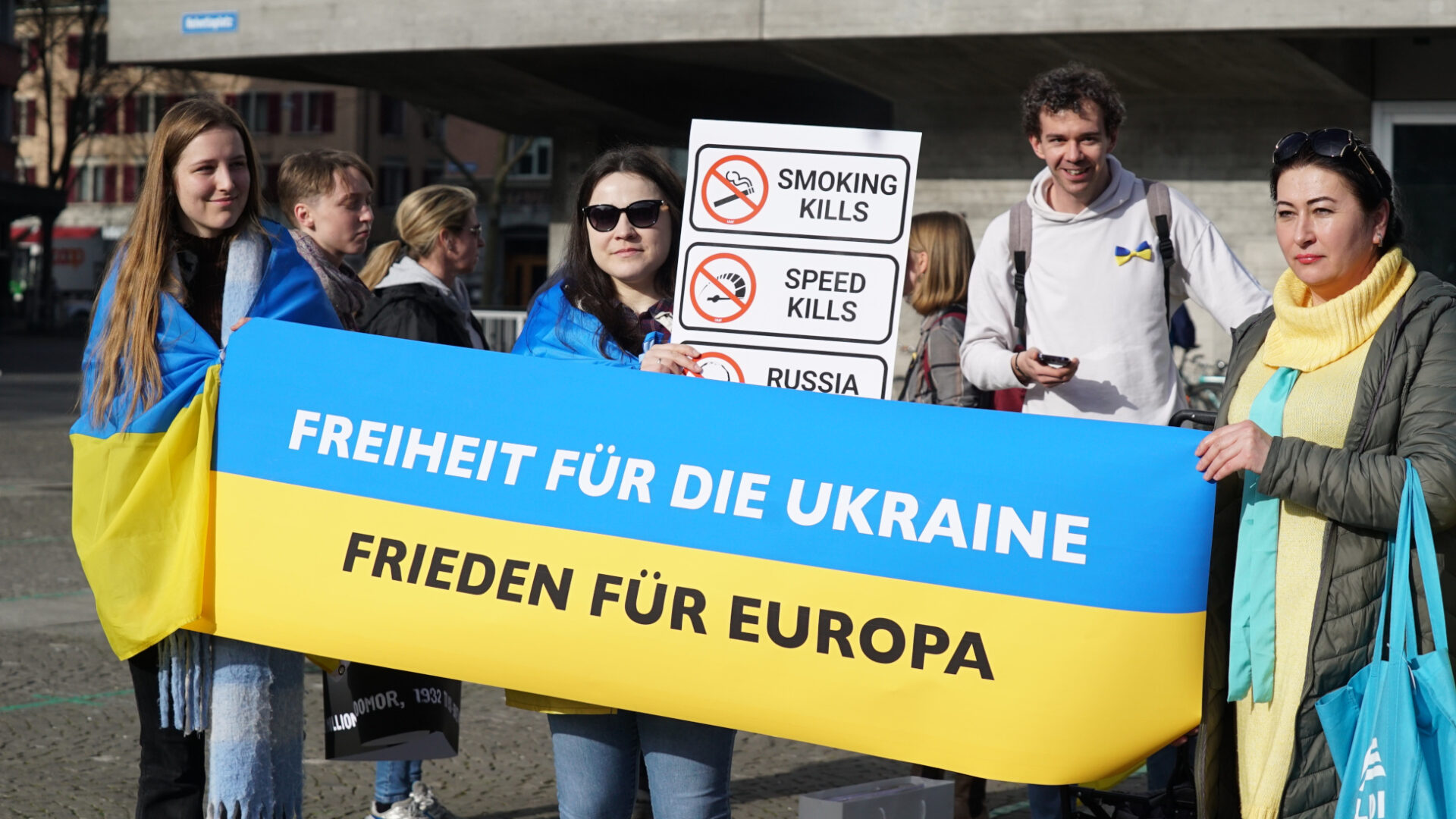 Friedensdemonstration in Zürich