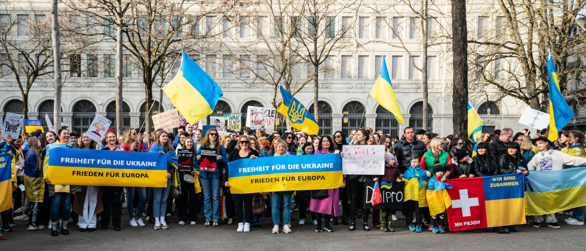 Friedensdemo zum Jahrestag des Angriffs auf die Ukraine, 24. Februar 2023