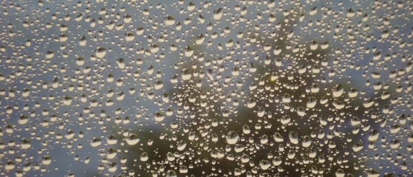 Wassertropfen auf einer Fensterscheibe. Ein Foto von Eugen Trost. | Vera Rüttimann