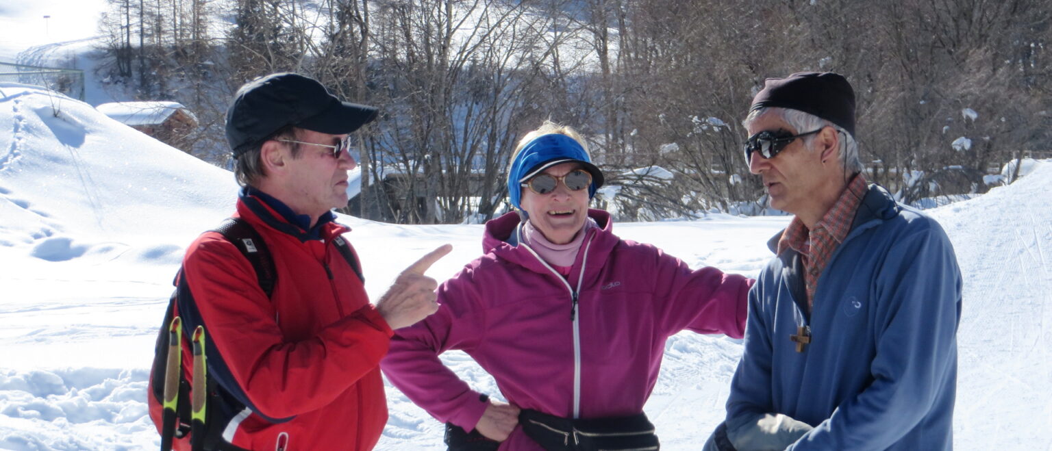 Jean-Marie Lovey (rechts), Bischof von Sitten, beim Oberwallliser Pfaffencup (2015). | zVg