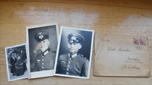 Fotos junger Soldaten im Zweiten Weltkriegs. | Barbara Ludwig