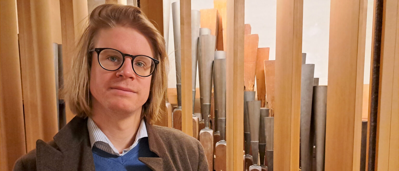 Musiker und Organist aus Leidenschaft: Stéphane Mottoul, der neue Hofkirche- Organist.