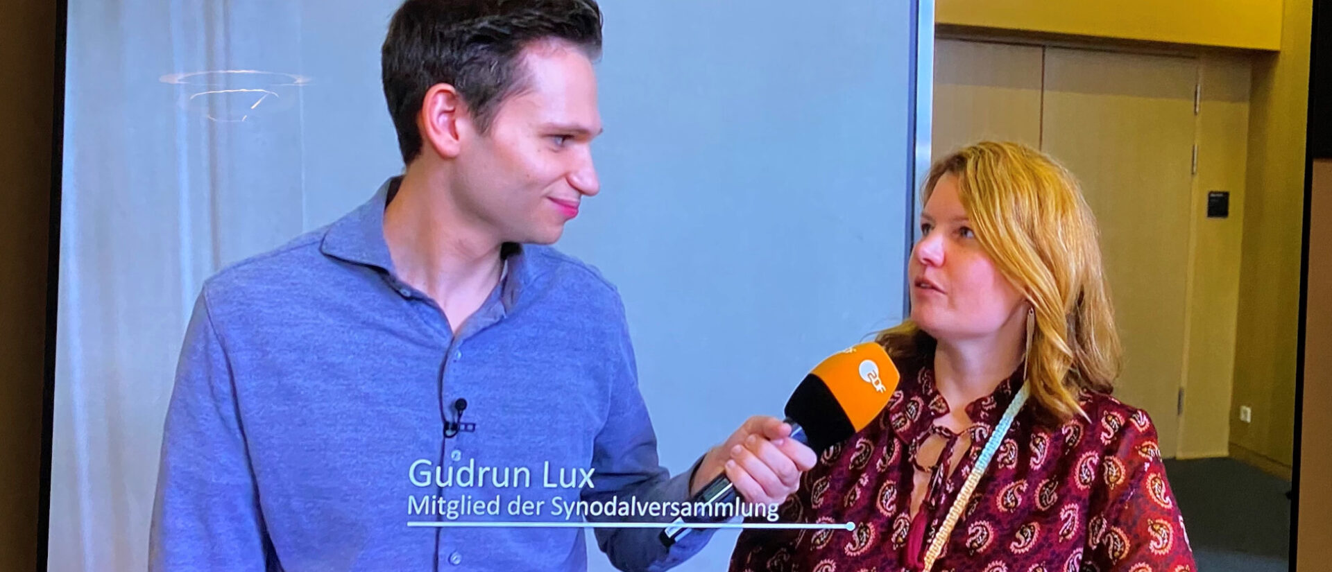 Fabian Köster und Gudrun Lux.