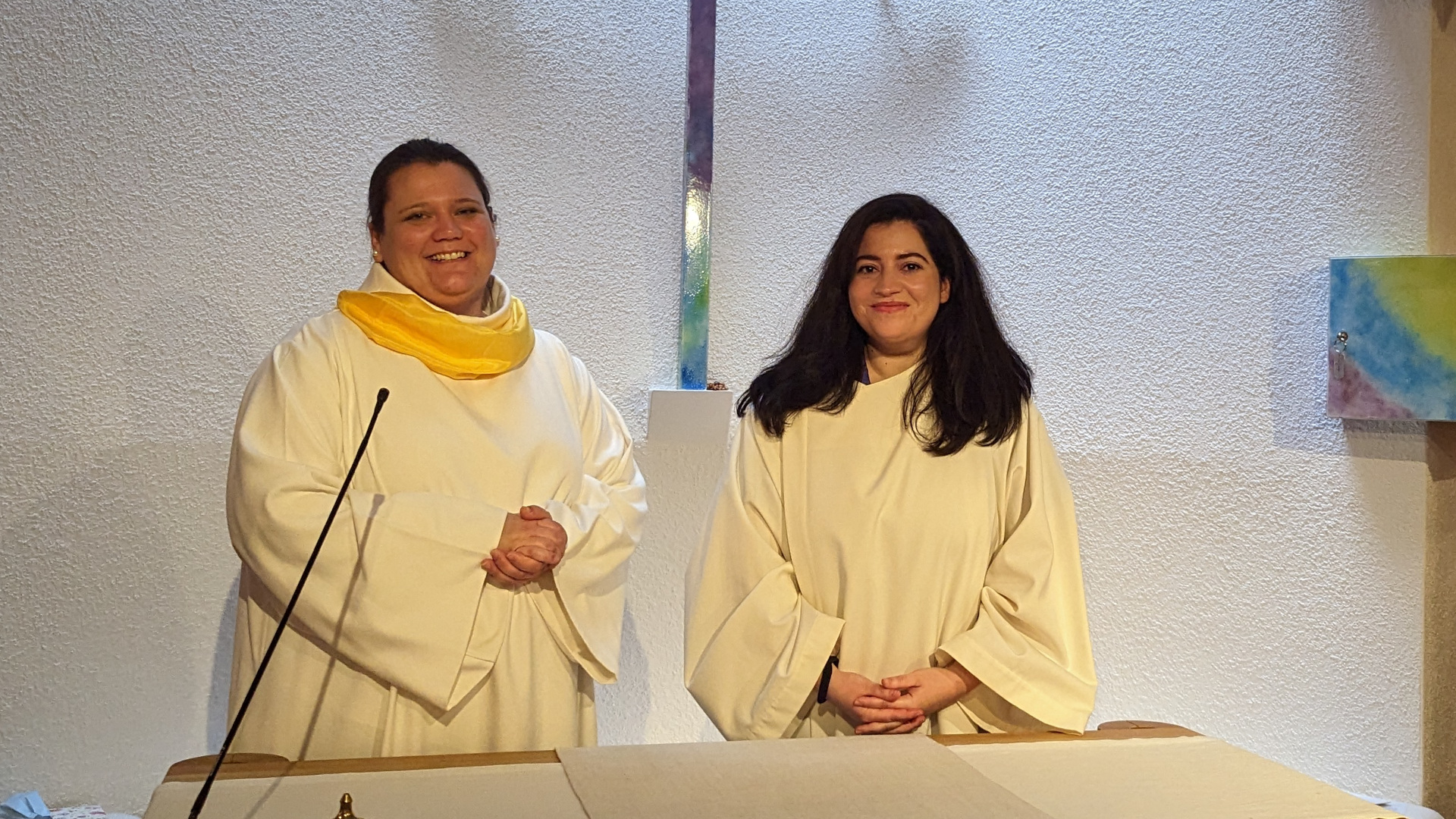Spitalseelsorgerinnen Esther Stampfer (li.) und Olivia Burri (re.)