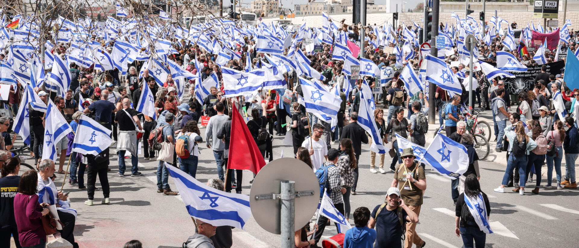 Demonstrationen in Jerusalem.