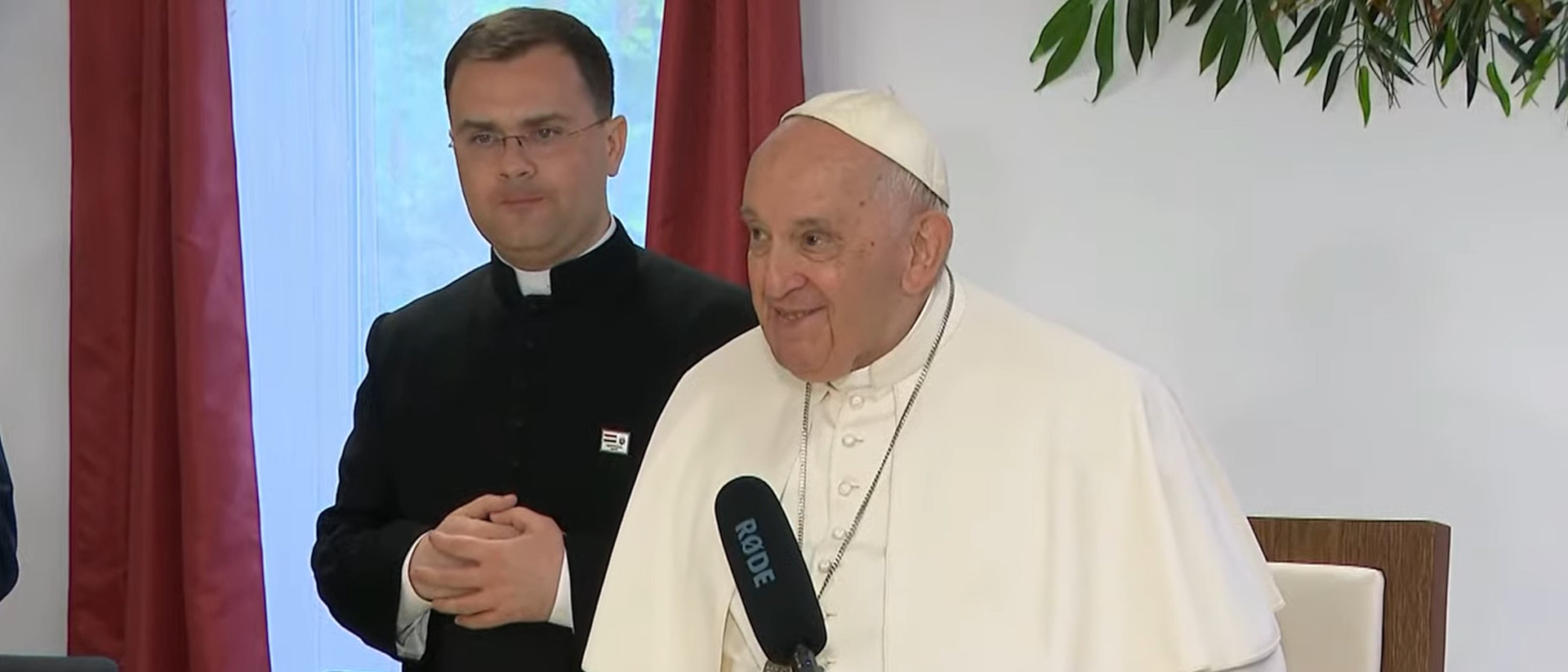 Papst Franziskus auf Besuch in Ungarn.