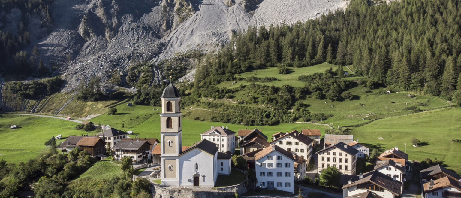 Pfarrkirche St. Calixtus von Brienz (Brinzauls) GR, 4. September 2019. | Keystone