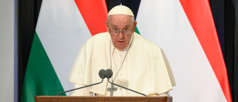 Papst Franziskus in Budapest (Ungarn). | KNA