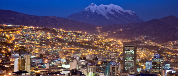 Die Stadt La Paz in Bolivien. | Keystone