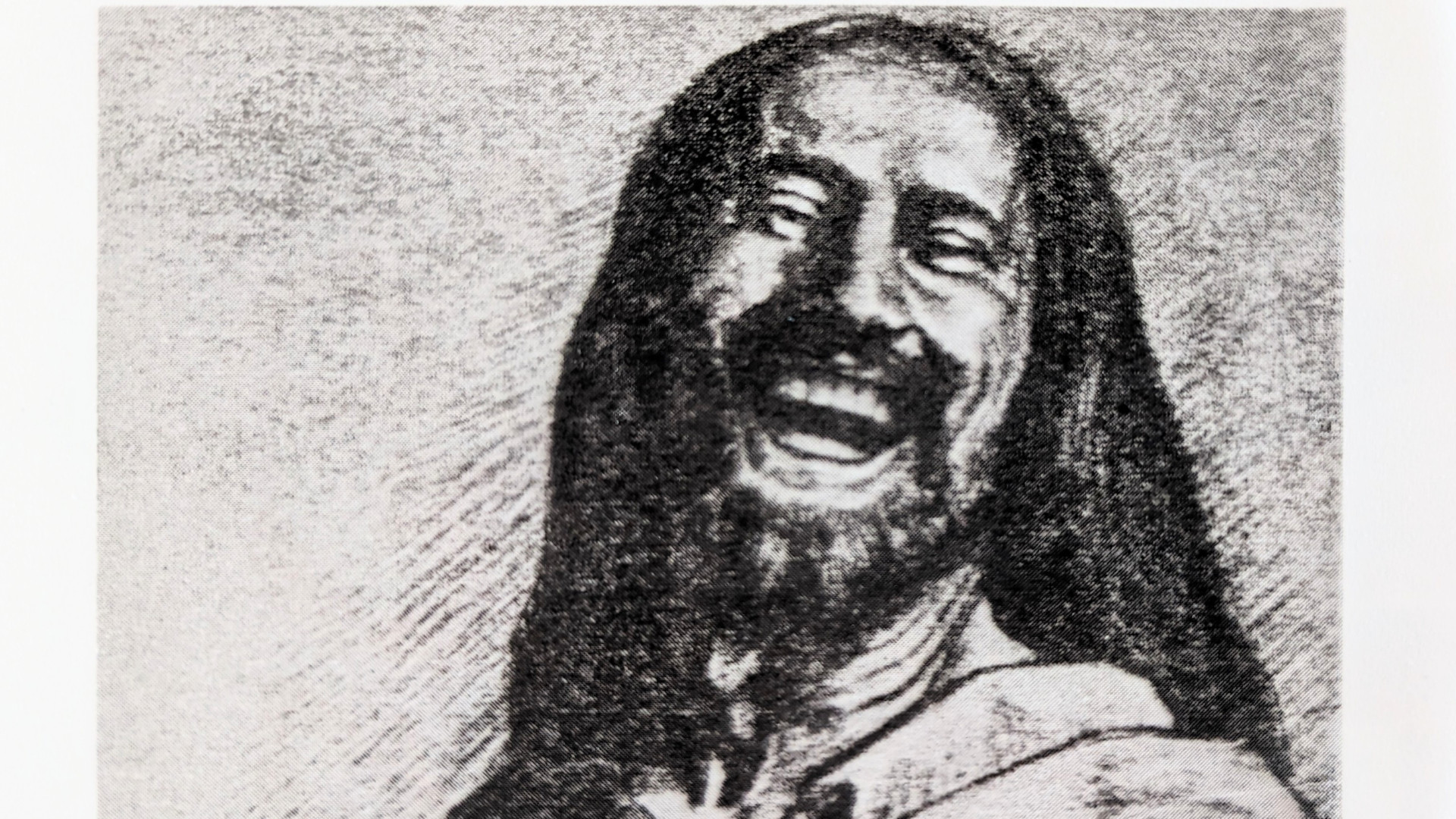 Jesus als lachender Mensch: Zeichnung des Kapuziners Martin Clarke