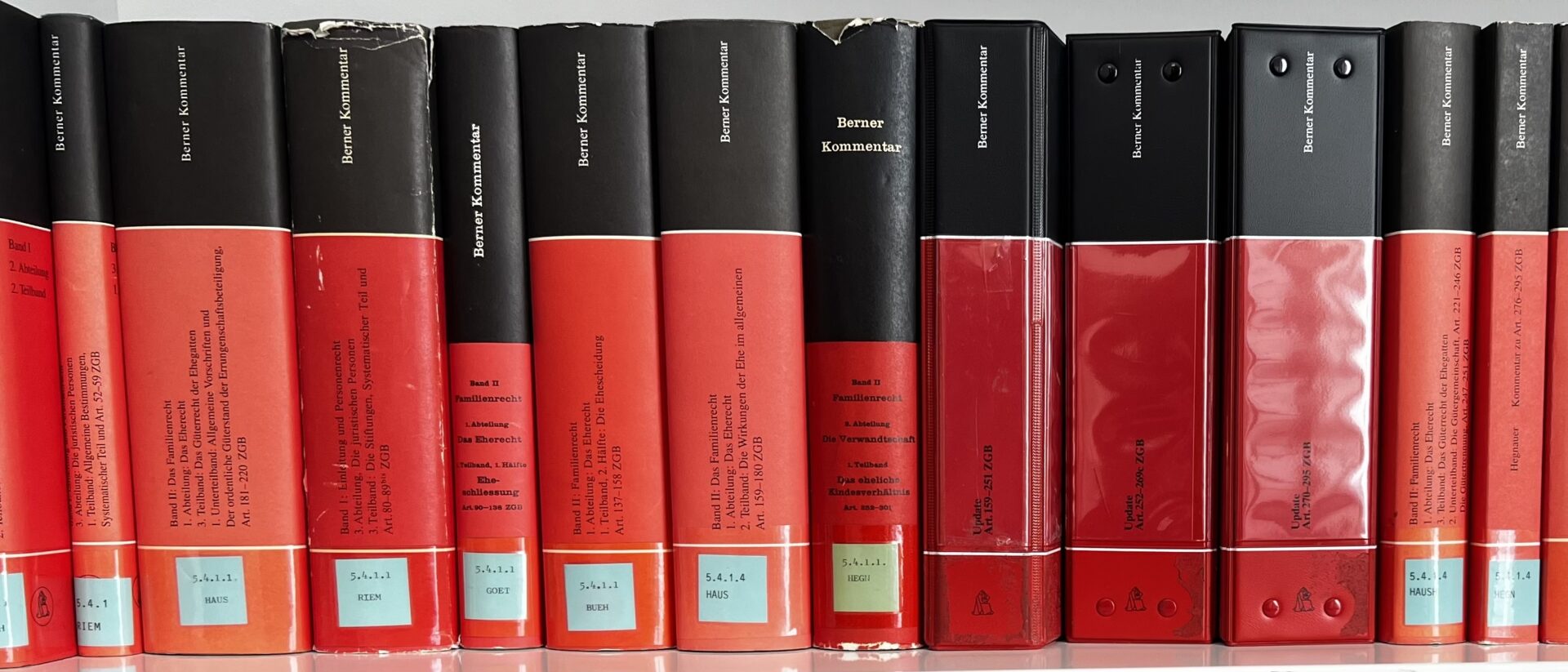 Bücher um Bücher des Rechts - der Berner Kommentar zum Schweizer Privatrecht .