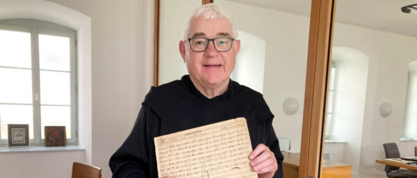 Pater Lukas Helg, ehemaliger Stiftskapellmeister von Einsiedeln. | Barbara Ludwig