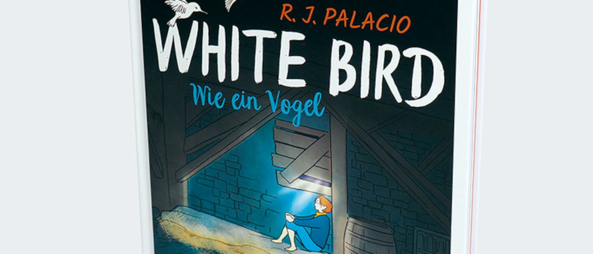 Das Cover der Graphic Novel "White Bird".