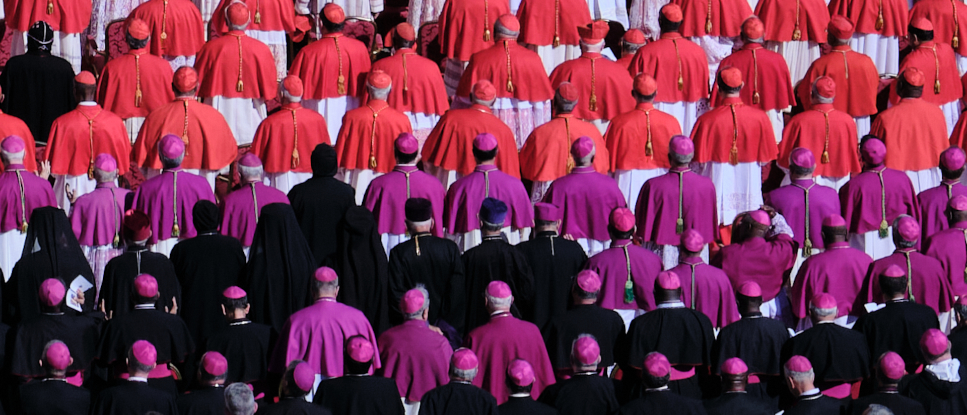 Bischöfe und Kardinäle in Rom.