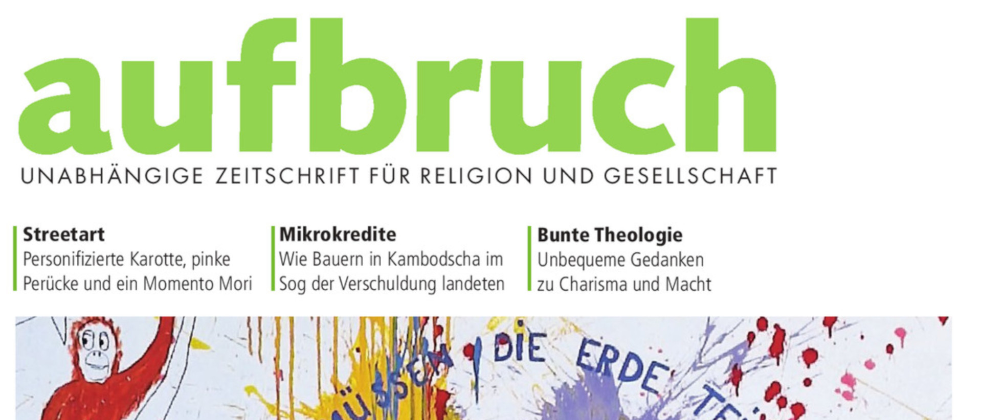 Cover der Zeitschrift "Aufbruch"