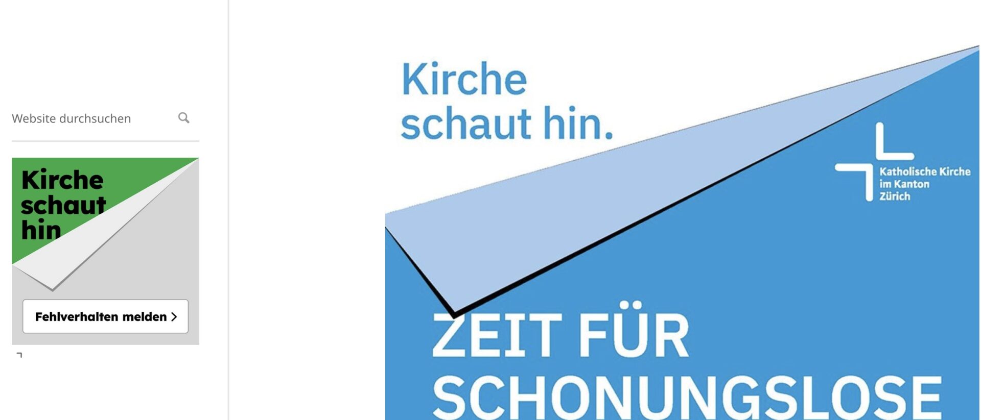 Über den «Grünen Button» können Missbrauchsbetroffene anonym Meldung machen.