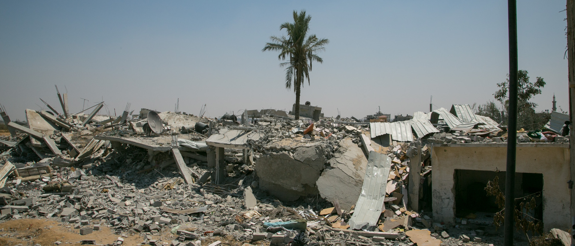 Zerstörung im Gazastreifen.