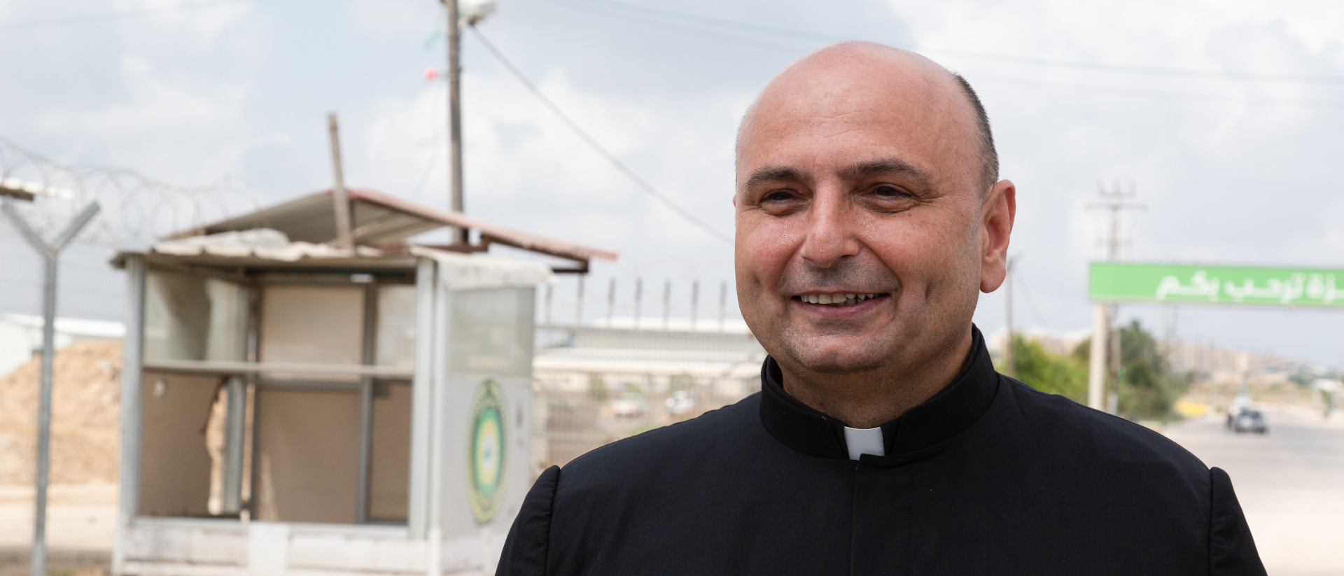 Gabriel Romanelli, katholischer Pfarrer von Gaza, im Gazastreifen am 22. Juni 2022.