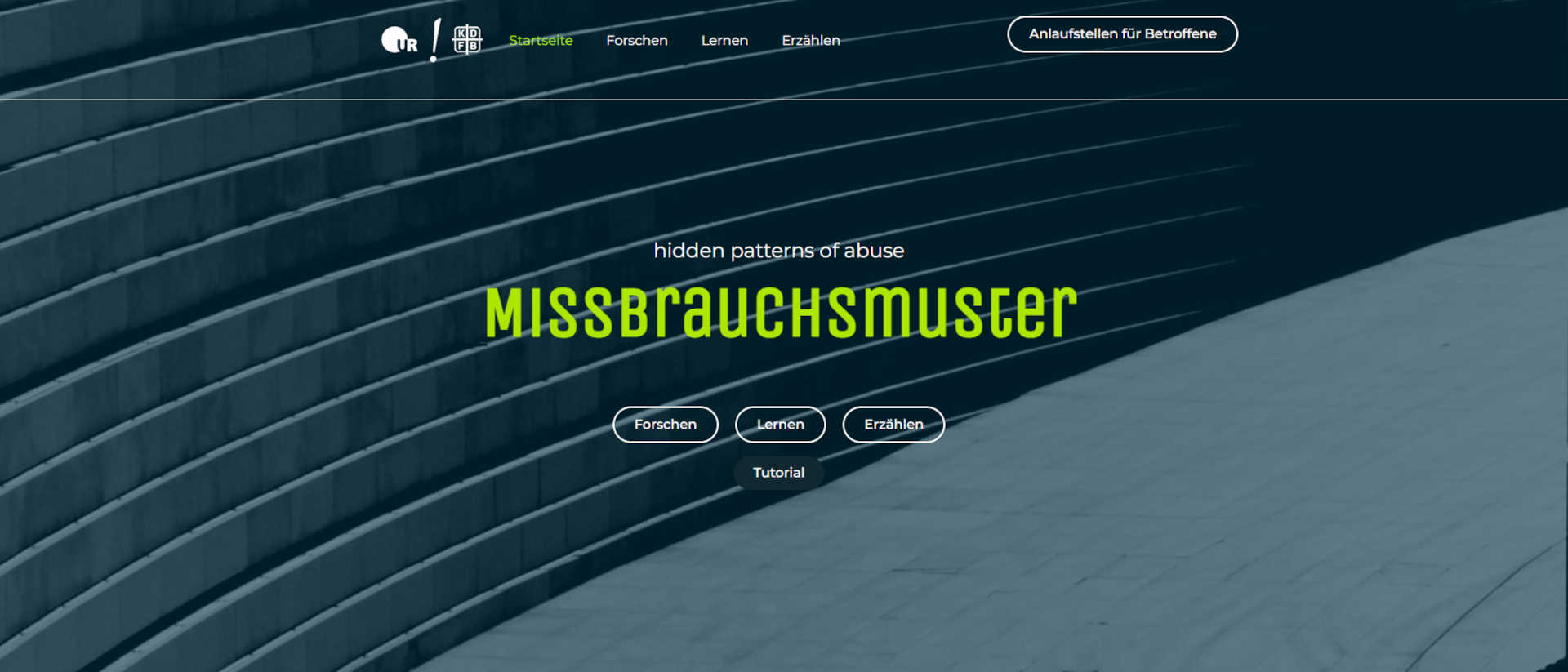 Die neue Homepage missbrauchsmuster.de